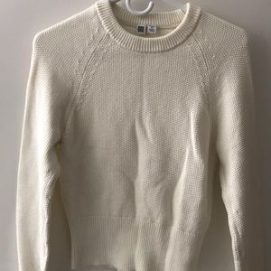 Uniqlo - cotton knit sweater - xs